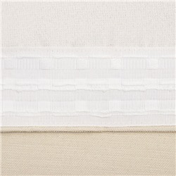 Штора портьерная «Этель. Структурная», 130×300 см, молочная