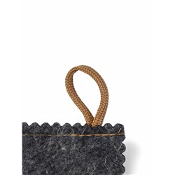 Рукавица для бани и сауны, серая, «Добропаровъ»