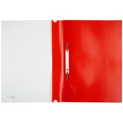 Скоросшиватель А4 пластиковый  красный 0,18мм TC4018R inФОРМАТ
