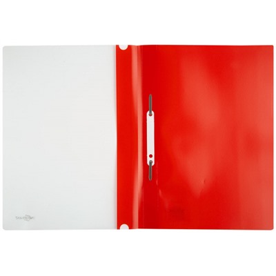 Скоросшиватель А4 пластиковый  красный 0,18мм TC4018R inФОРМАТ