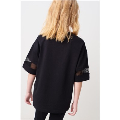 Фуфайка трикотажная для девочек (футболка) PLAYTODAY, 1240273