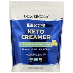 Dr. Mercola, Mitomix, Keto Creamer with Grass Fed Butter, 10.58 oz (300 g)