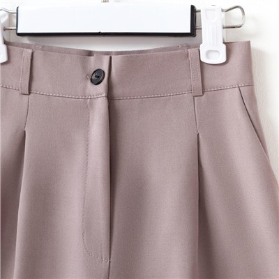 Шорты женские MINAKU, лиловые, размер 48