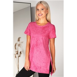 Женская удлиненная футболка с разрезами Happyfox