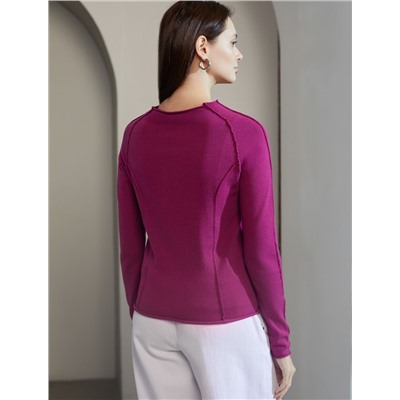 Джемпер тонкой вязки из хлопка с нейлоном