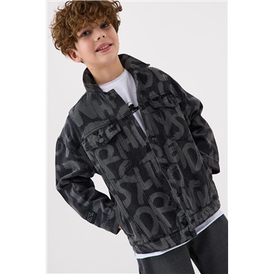 Куртка текстильная джинсовая для мальчиков PLAYTODAY, 1240615