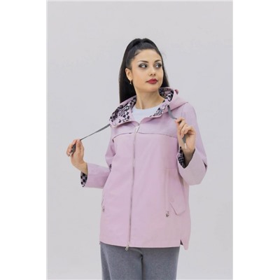 Ветровка на подкладе арт.2363 Ультра лайт Премиум (Пепельно-розовый)