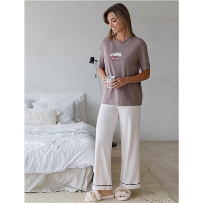 VILATTE Футболка D49.136