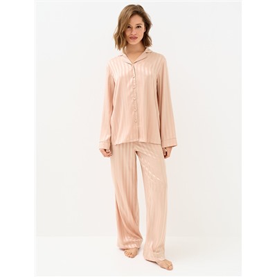 Omsa Пижама OmD 0231D LINE Пижама жен. (Рубашка+Брюки жаккард), PL