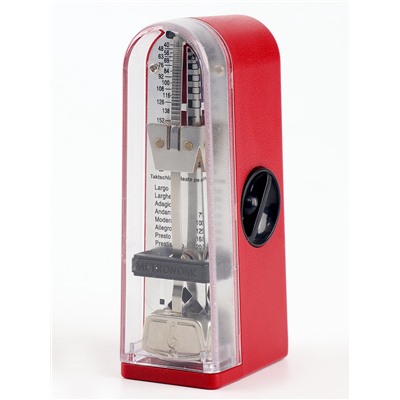Метроном механический Music Life 3.5×5×11 см красный