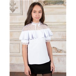 Блузка для девочки короткий рукав Соль&Перец