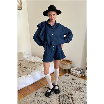Костюм джинс  DENIM064/01/Синий