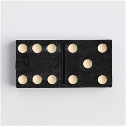 Настольная игра, домино «Классическое», 28 шт., костяшка 4×2×0.5 см
