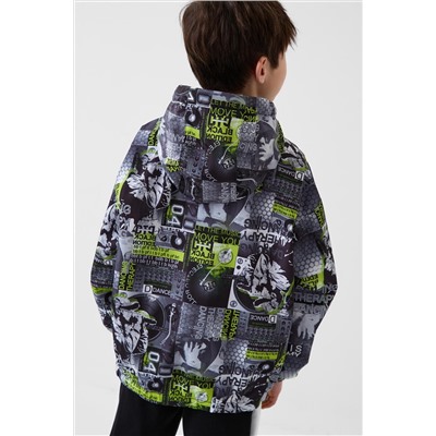 Куртка текстильная с полиуретановым покрытием для мальчиков (ветровка) PLAYTODAY, 1240357
