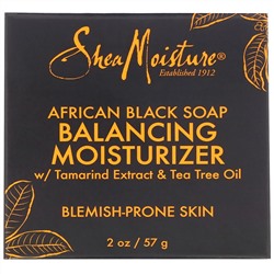 SheaMoisture, Африканское черное мыло, увлажняющий крем для поддержания баланса, 57 г (2 унции)