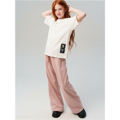 Фуфайка трикотажная для девочек (футболка)