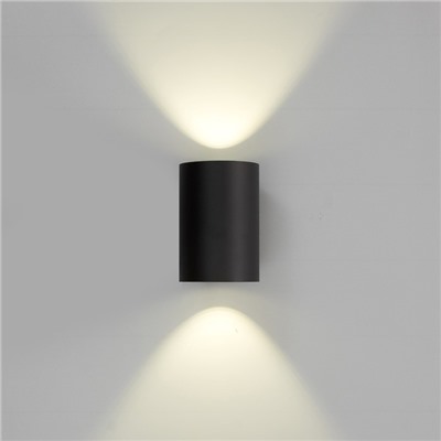 Бра BayerLux «Алпин», 1хLED, 2 Вт, 4000К, IP66, чёрный, 9×11×15 см