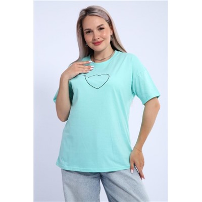 Футболка женская ФЖ0062А (Ментоловый)