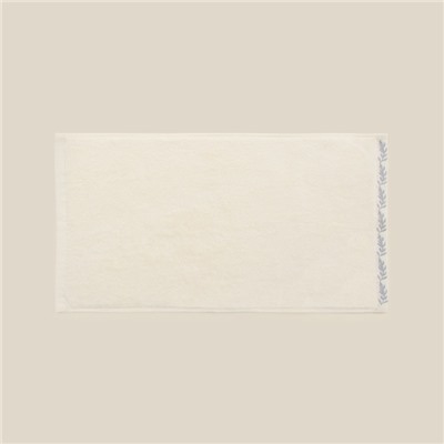 Полотенце махровое SL HOME: Floral "Айвори" 90х150 см, 100% хлопок, 550 г/м2