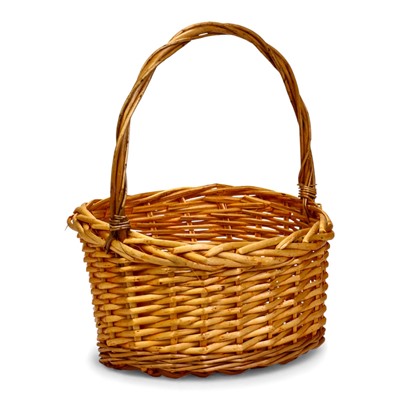 Корзина плетёная для хранения Habia, ива, коричневая, набор 3 шт.