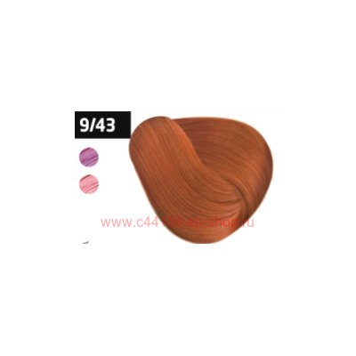 OLLIN SILK TOUCH  9/43 блондин медно-золотистый 60мл Безаммиачный стойкий краситель для волос