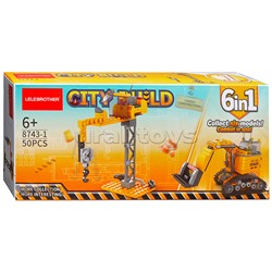 Конструктор "Башенный кран" (50 дет.) в коробке