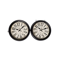 УЦЕНКА Часы настенные двусторонние, на подвесе «Вокзальные», 55×50 см