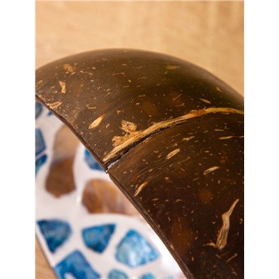 УЦЕНКА Чаша «Пальма» 14×14×6 см, кокос