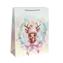 Пакет подарочный 18х24х8,5 / 6062-S /уп 12/720/Новый год