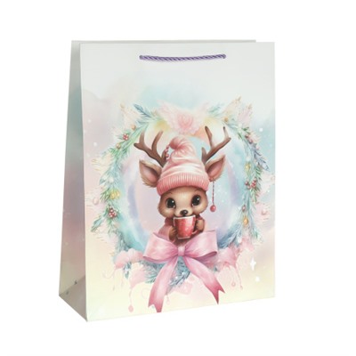 Пакет подарочный 18х24х8,5 / 6062-S /уп 12/720/Новый год