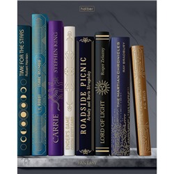 Тетрадь  48л клетка soft-touch "Золотые страницы" скруг.углы (094279) Хатбер