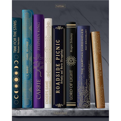 Тетрадь  48л клетка soft-touch "Золотые страницы" скруг.углы (094279) Хатбер