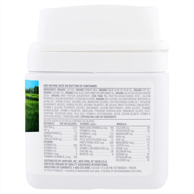 Happy Family Organics, Organics Happy Baby, детская смесь для младенцев с железом, этап 2, 6–12 месяцев, 595 г (21 унция)
