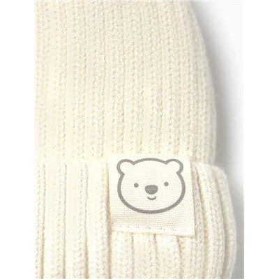 Шапка детская «Крошка Я», размер 44-46 см, молочная