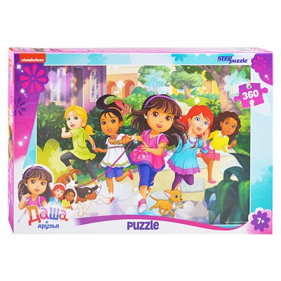Пазлы 360 "Даша и друзья" (Никелодеон)