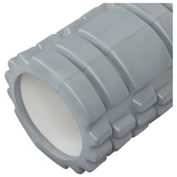 Ролик массажный Sangh, 33×14 см, цвет серый