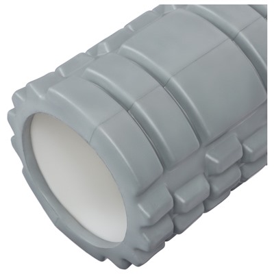 Ролик массажный Sangh, 33×14 см, цвет серый