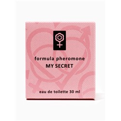 Туалетная вода женская с феромонами Formula Pheromone My Secret, 30 мл