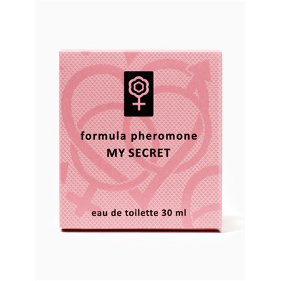 Туалетная вода женская с феромонами Formula Pheromone My Secret, 30 мл