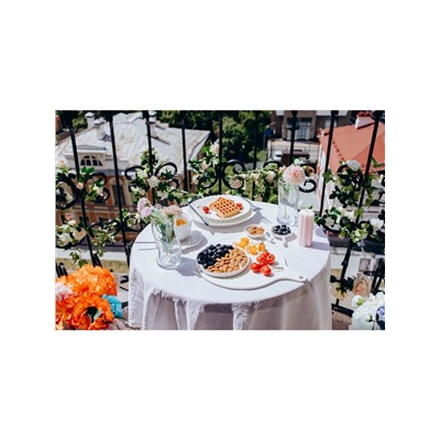 Блюдо для подачи Magistro «Гриль Бланш», d=30.5 см, фарфор, белое