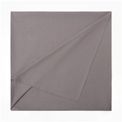 Скатерть Этель ECO, цвет серый, 136×180/±6 см, 70% хл, 30% лён, 190 г/м²