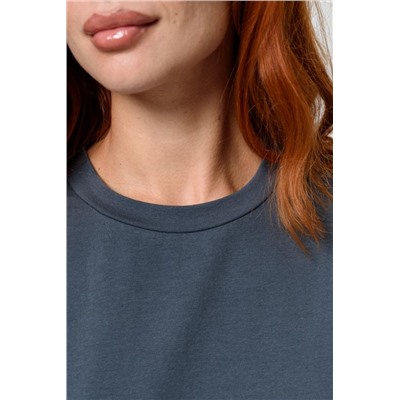 Футболка оверсайз женская 14415/1 (Графит)