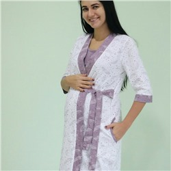 Халат + сорочка двойка