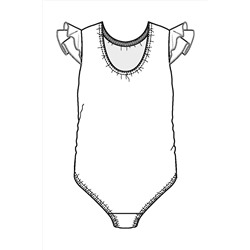 Боди гимнастический PLAYTODAY, 1130125