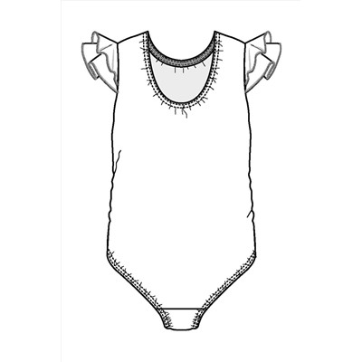 Боди гимнастический PLAYTODAY, 1130125