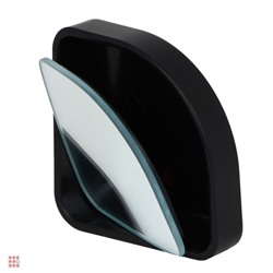 Зеркало квадратное мертвой зоны, цвет черный 2шт, 50x50