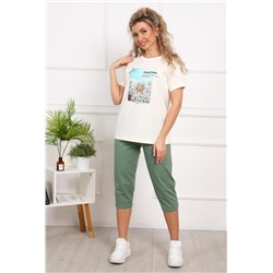 1049 Костюм (Экрю-зеленый)