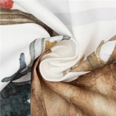 Скатерть новогодняя «Этель» Forest animals, 150×110 ±2 см с ГМВО, 100% хлопок, саржа 190 г/м²