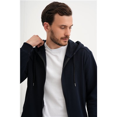 Мужская толстовка на молнии из футера трехнитки Happyfox