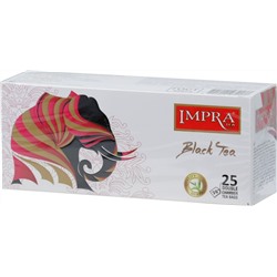 IMPRA. Белая серия. Черный пакетированный карт.пачка, 25 пак.